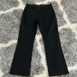 LEE COMFORT STRETCH WAIST BAND BLACK STRAIGHT LEG JEAN